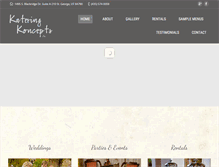 Tablet Screenshot of kateringkoncepts.com